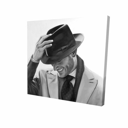 FONDO 16 x 16 in. Well-Dressed Man-Print on Canvas FO2792174